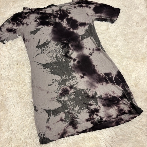 Maj tie dye black and gray Dress woman’s size Small - Picture 4 of 7